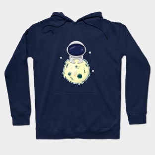 Astronaut and moon Hoodie